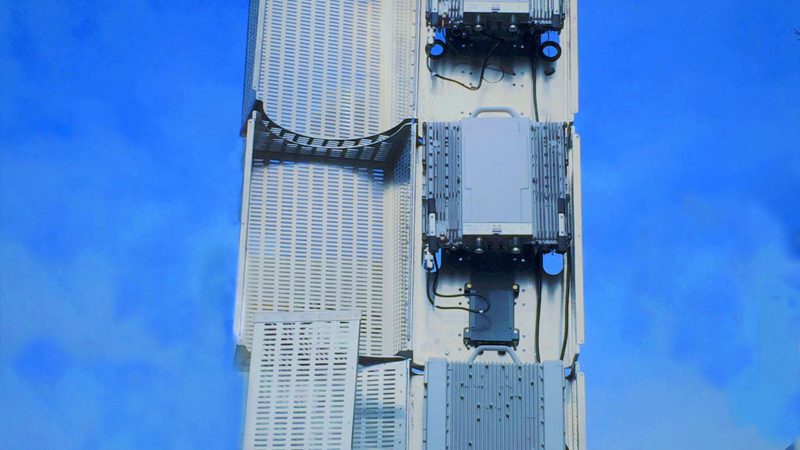 Stackable Shroud radio cage for multiple radio equipment