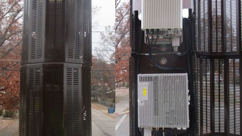 Stackable Shroud radio cage closed & opened